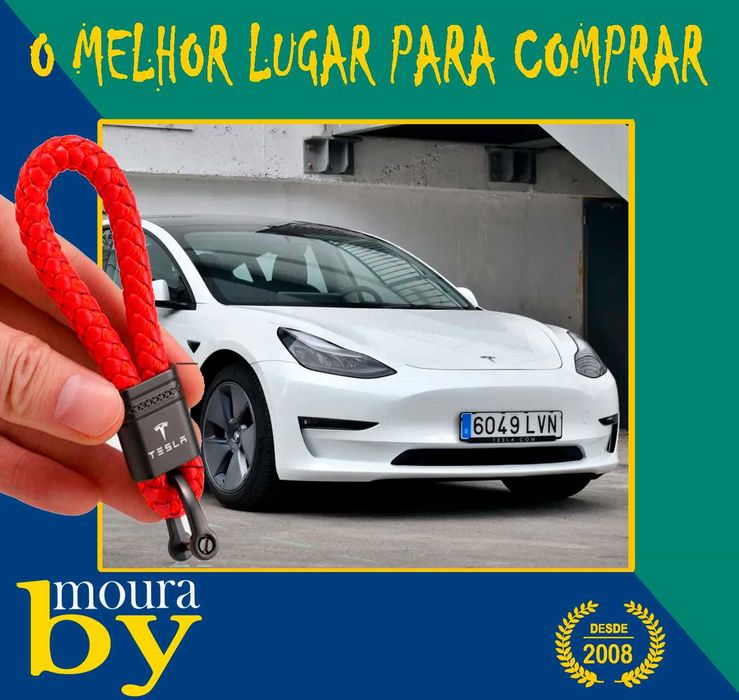 Porta chaves Tesla em varios acabamentos