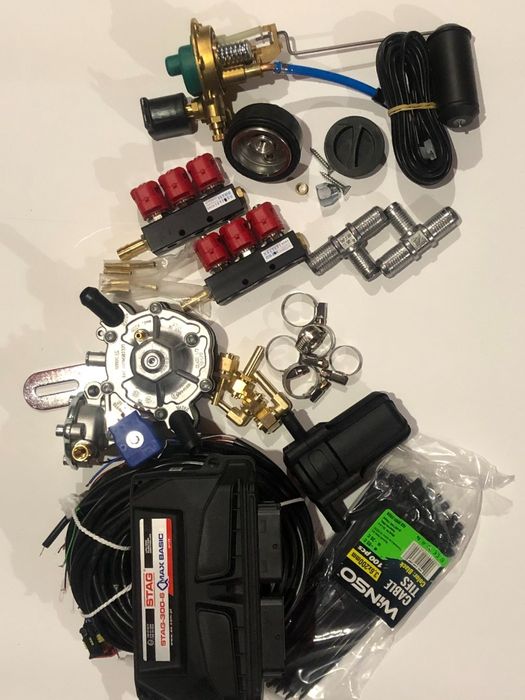 Комплект газовой установки гбо газ на авто 6цилиндров установка