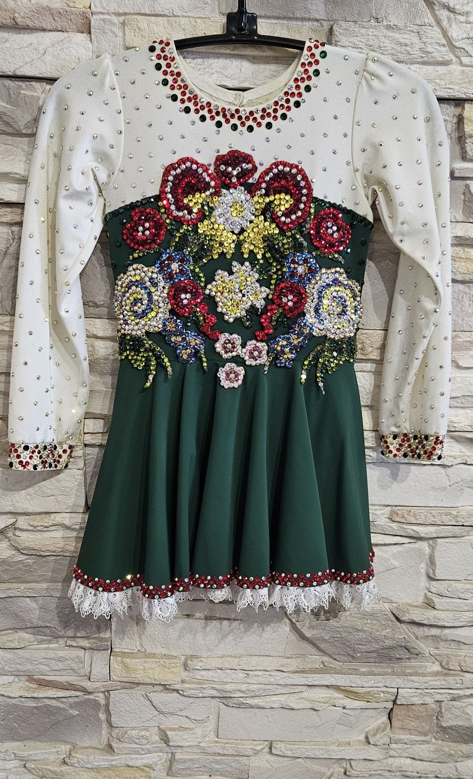 Сукня для фігурного катання в Українскому стилі 5-6л