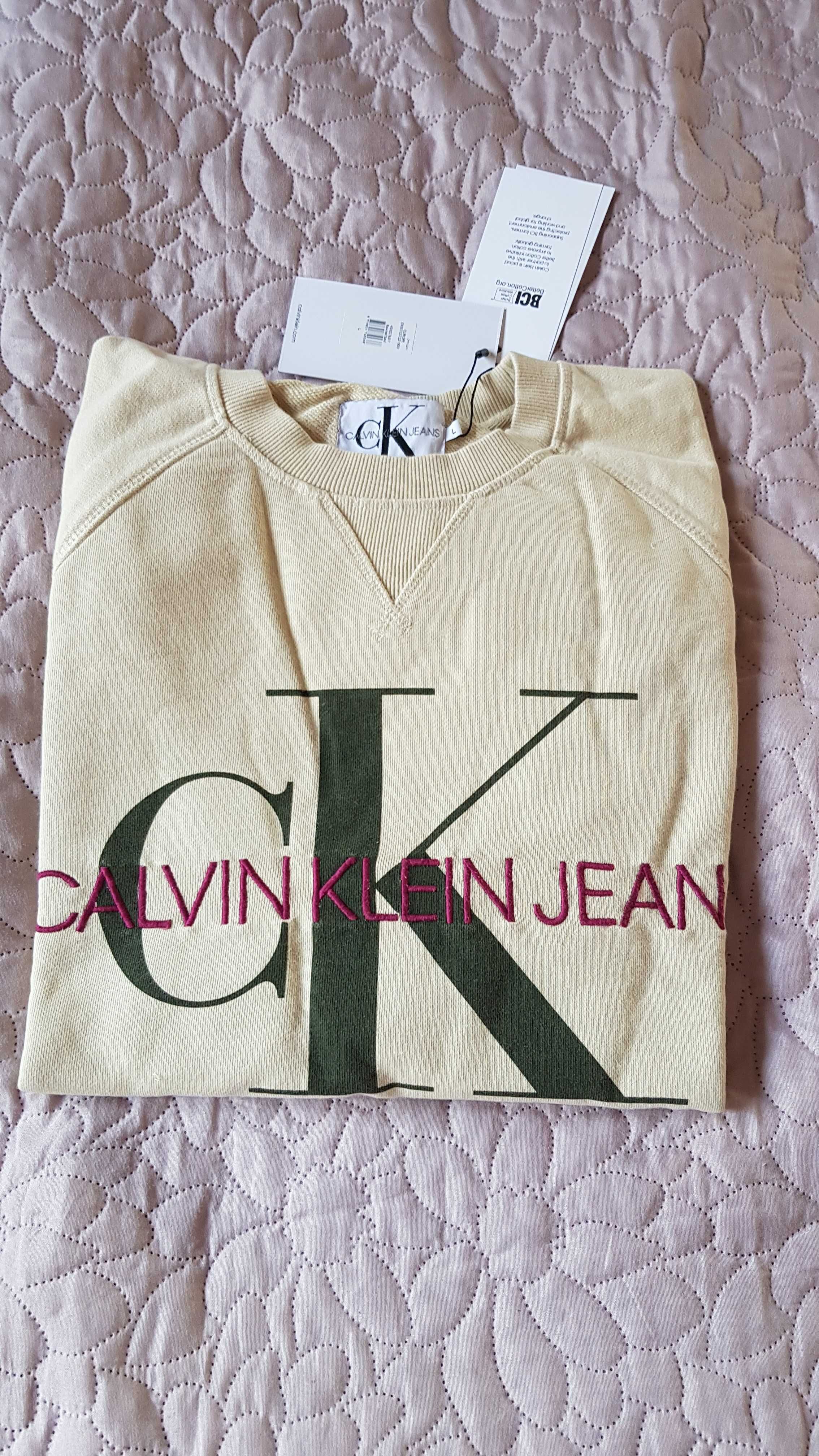 CK L Calvin Klein Jeans washed Monogram nowa w folii z metkami