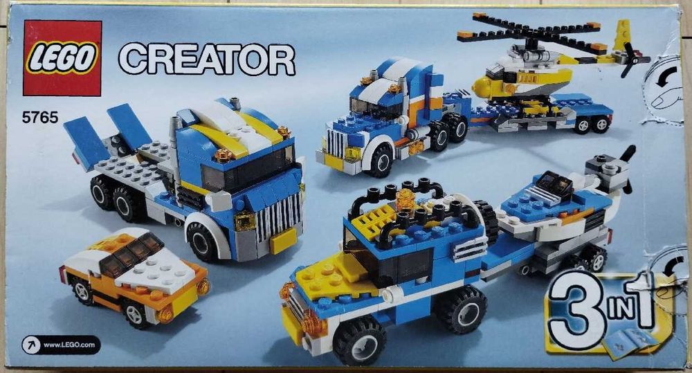 LEGO Creator 5765 - Ciężarówka Transportowa 3 w 1 | Stan Idealny