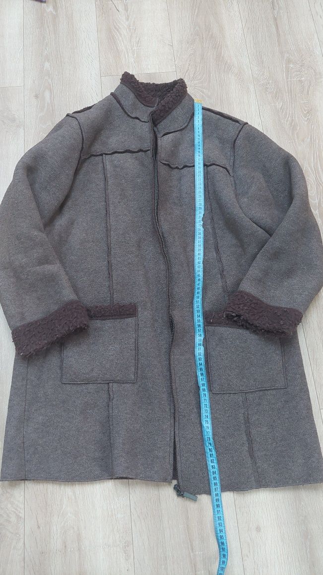 płaszcz, kożuch damski Marks&Spencer r.40