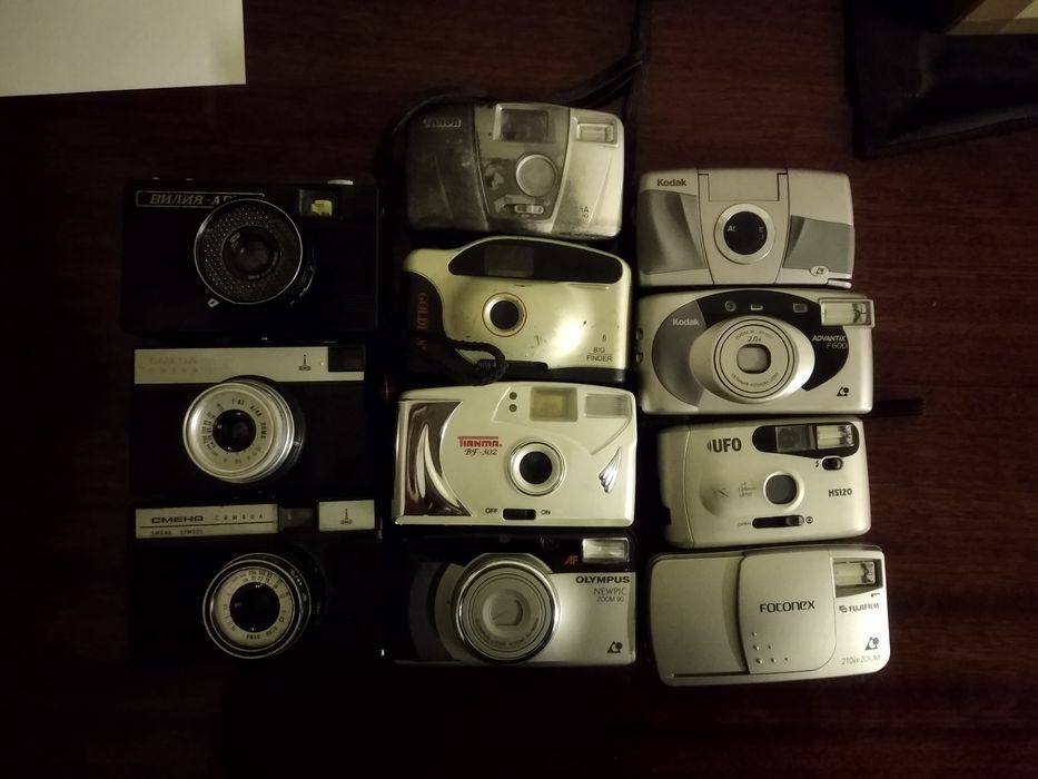 Продам фотоаппараты плёночные рабочии