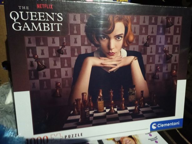 Nowe puzzle 1000 szt gambit królowej