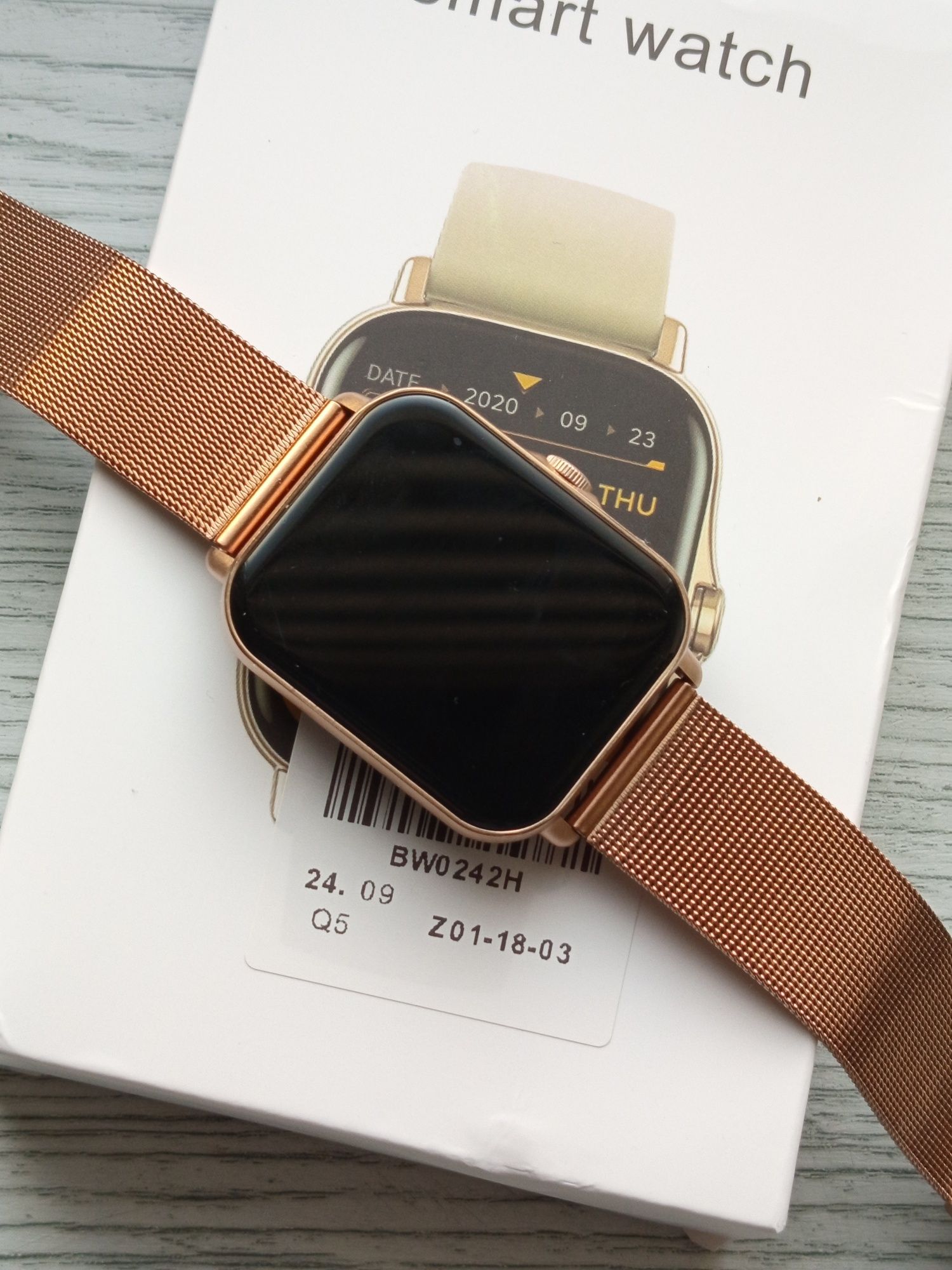 Damski zegarek Smart Watch z dwoma paskami