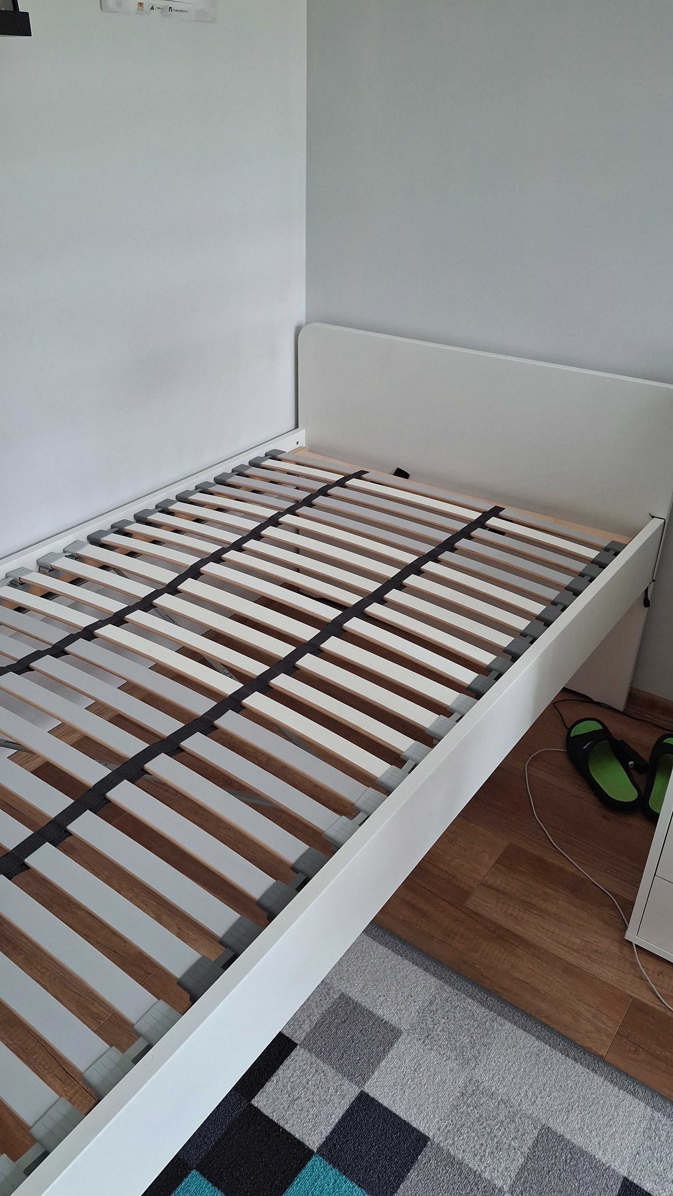 Łóżko białe ikea jak nowe !