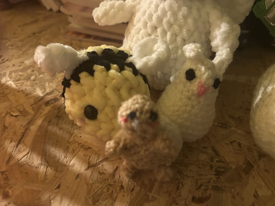 Maskotka prace na szydelku wlasnoreczne