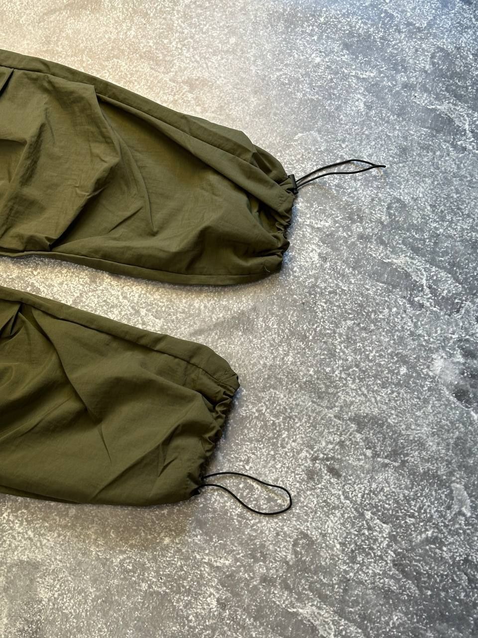 GORETEX НА УТЯЖКАХ штани карго зеленые штаны зелені парашути М Л M L