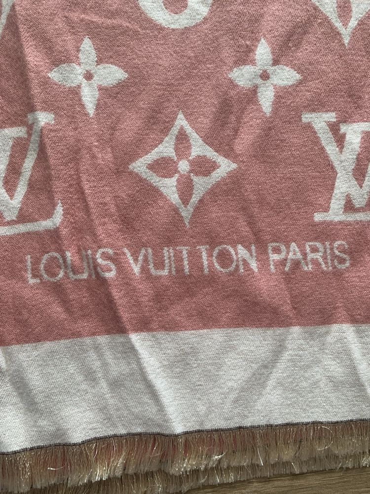 Szal wełna + jedwab Louis Vuitton Paris