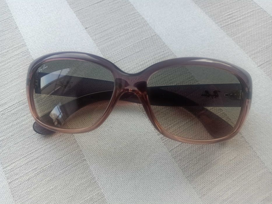 Okulary przeciwsłoneczne Ray Ban Jackie Ohh 1 4101 brązowe