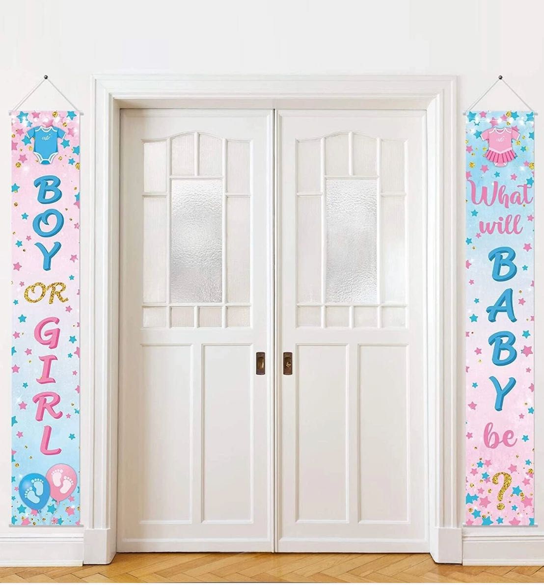 2 Faixas Boy or Girl BabyShower
