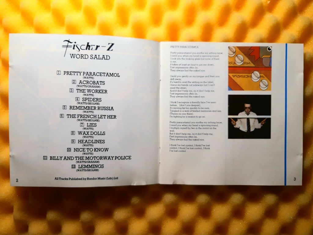 Fischer-Z ‎– Word Salad (CD, 1989)