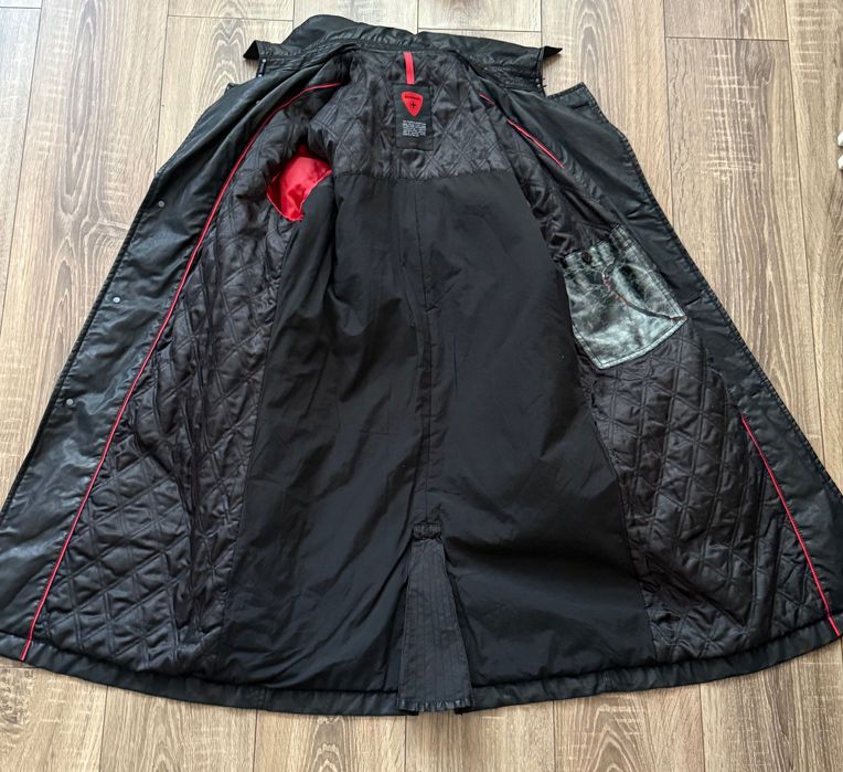 Strellson – płaszcz midi / trencz w stylu militarnym, rozm. M