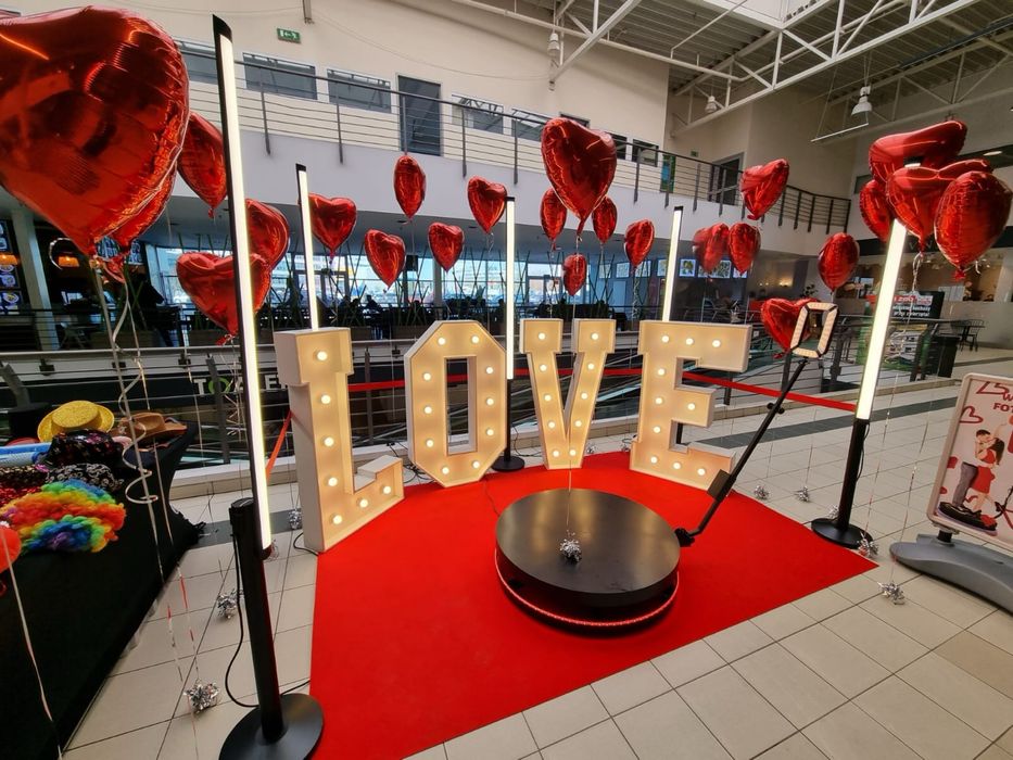 Wideobudka fotobudka 360/ Ścianki dekoracyjne/ dekoracje sal