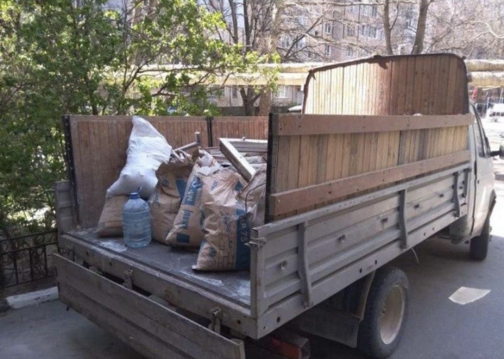 Вывоз строительного мусора старой мебели Камаз Газель