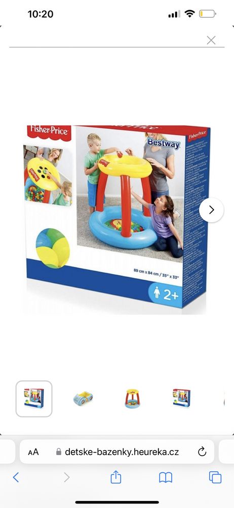 Надувний басейн Fisher-Price