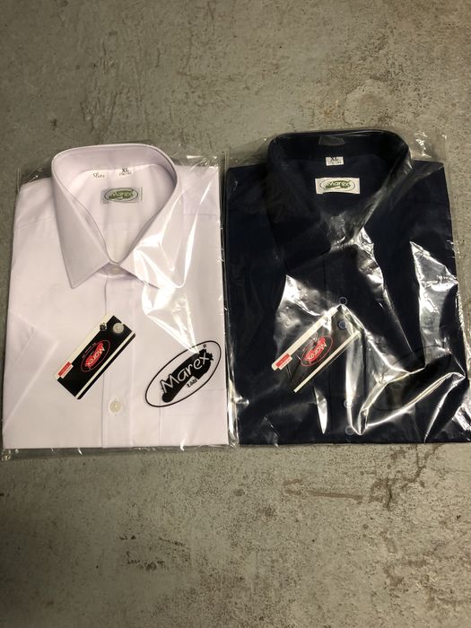 Koszule krotki rekaw XL-43/44wzrost170/176orazXL/43-44 kolnierzyk