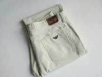 Armani Jeans oryginalne spodnie len , bawełna r. 29 / M