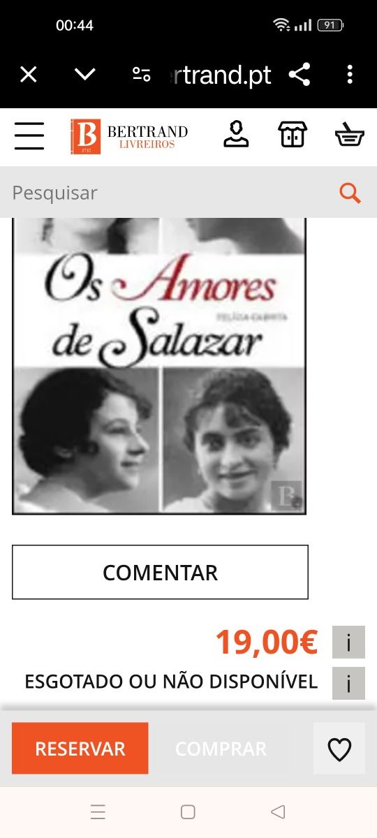 Os amores de Salazar