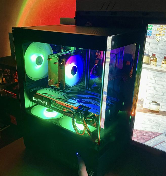 Iгровий Комп’ютер ARGB Intel 10Gen/ASUS H410/16RAM/RX580/SSD