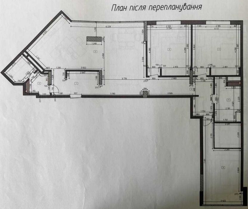 Продам 4-кімнатну квартиру, Грушевського 110