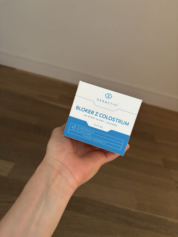 Genactiv bloker z colostrum do skóry głowy, 9x10 ml Gliwice