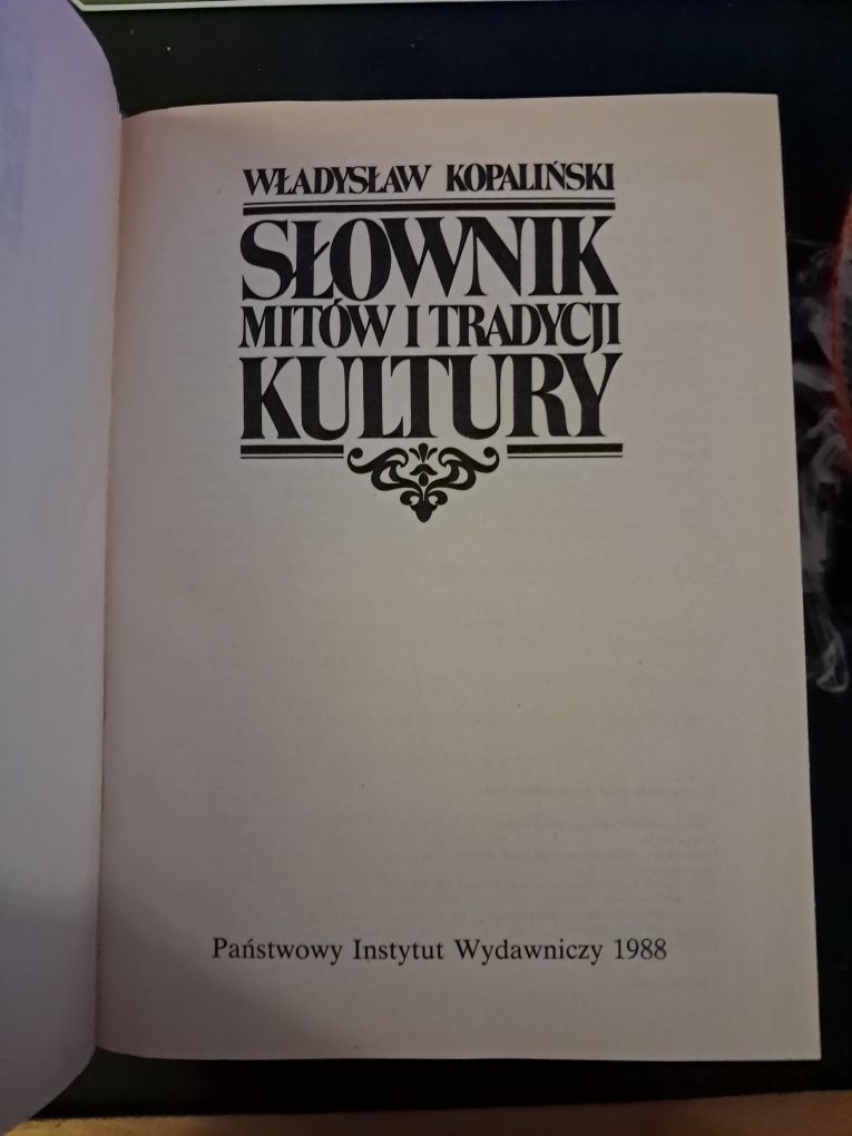 Władysław Kopaliński "Słownik mitów i tradycji kultury"