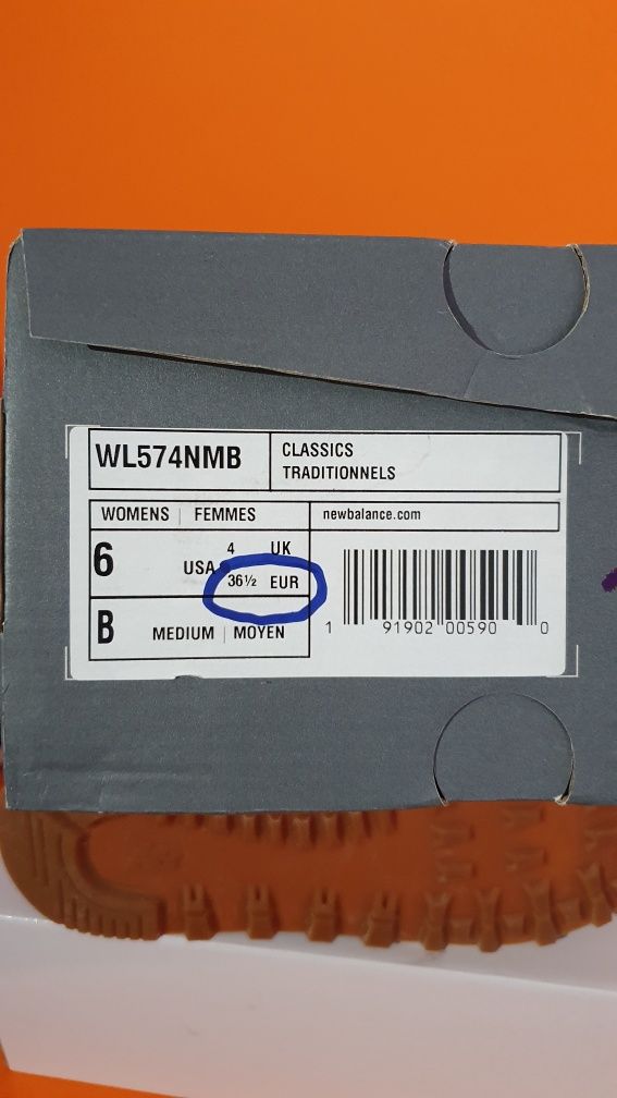 Buty nowe damskie sportowe New Balance  rozmiar 36.5  /  wkładka 23 cm
