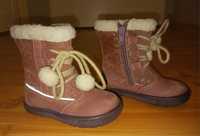 Dziewczęce buty zimowe Bartek rozmiar 21 stan bdb, wkładka 13,5 cm