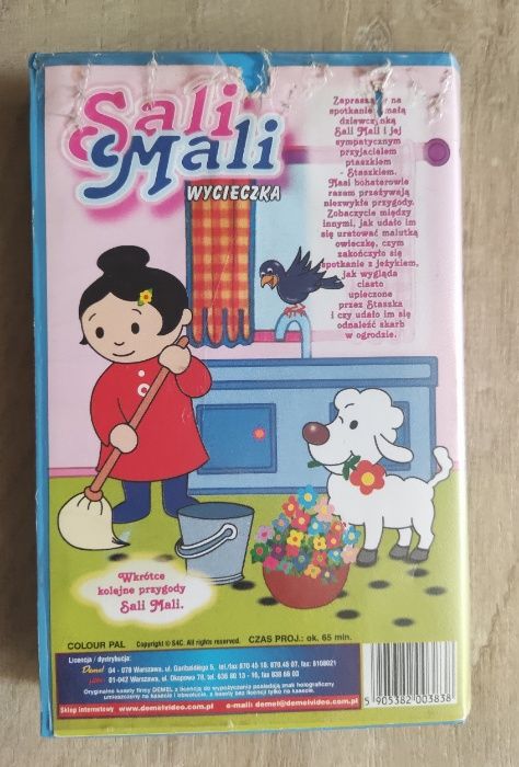 Sali Mali Wycieczka bajka kaseta VHS Video