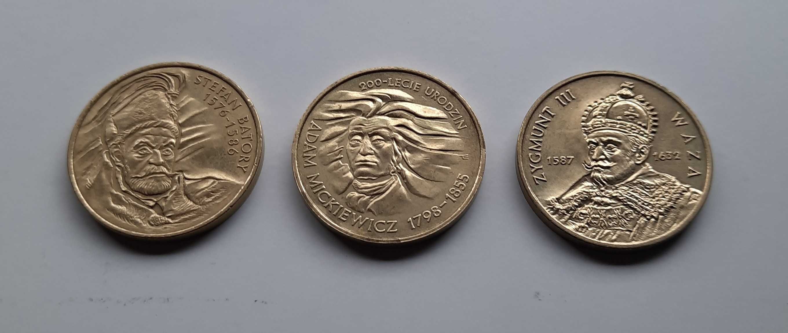 2zł GN 1997 i 1998r. - zestaw 3 monet