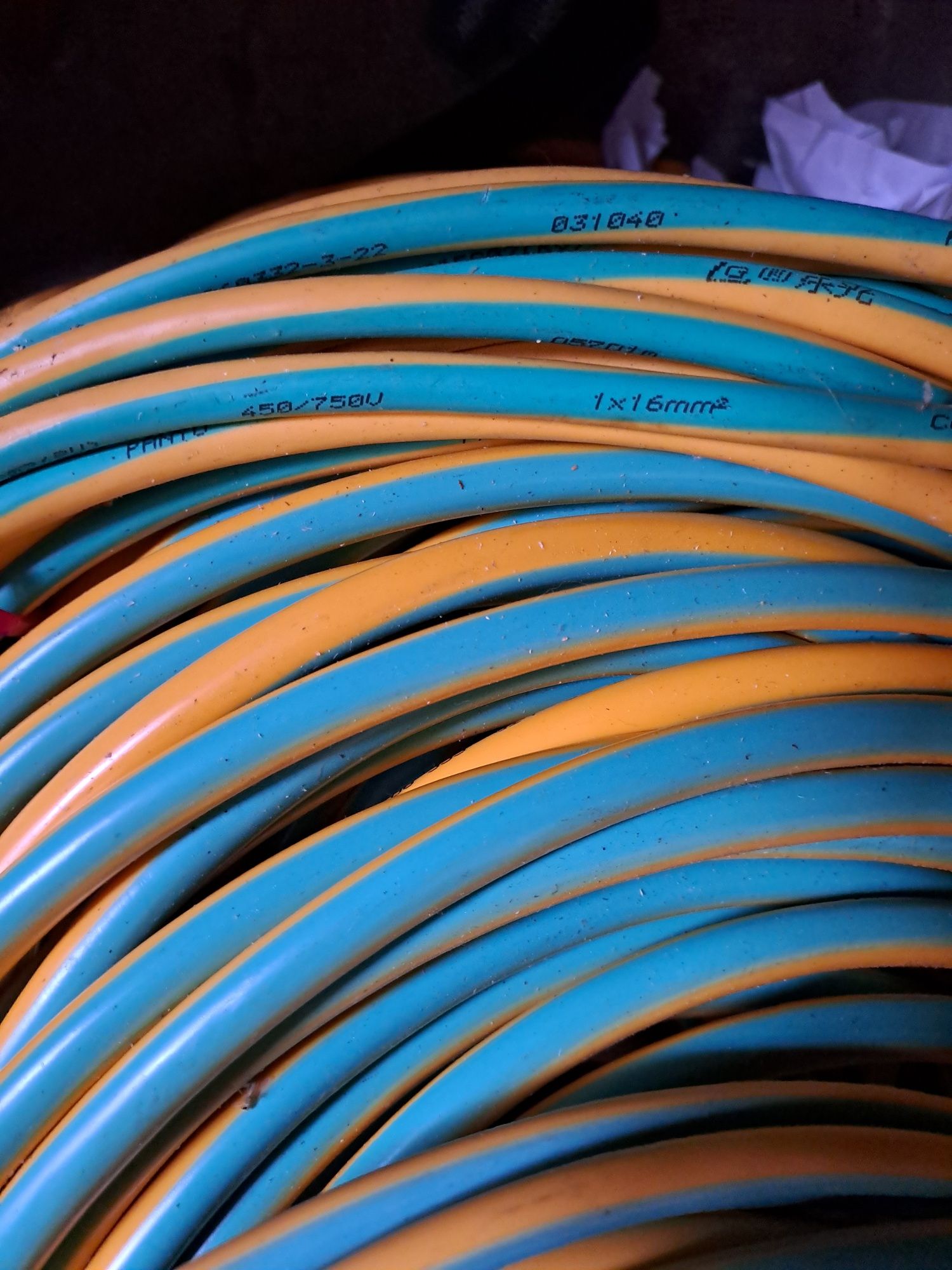 Linka żółto zielona Ż/Z LGY 25mm2 kabel przewód miedziany 100%