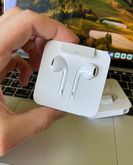 Навушники Оригінал з комплекта Apple EarPods Lightning аирподс