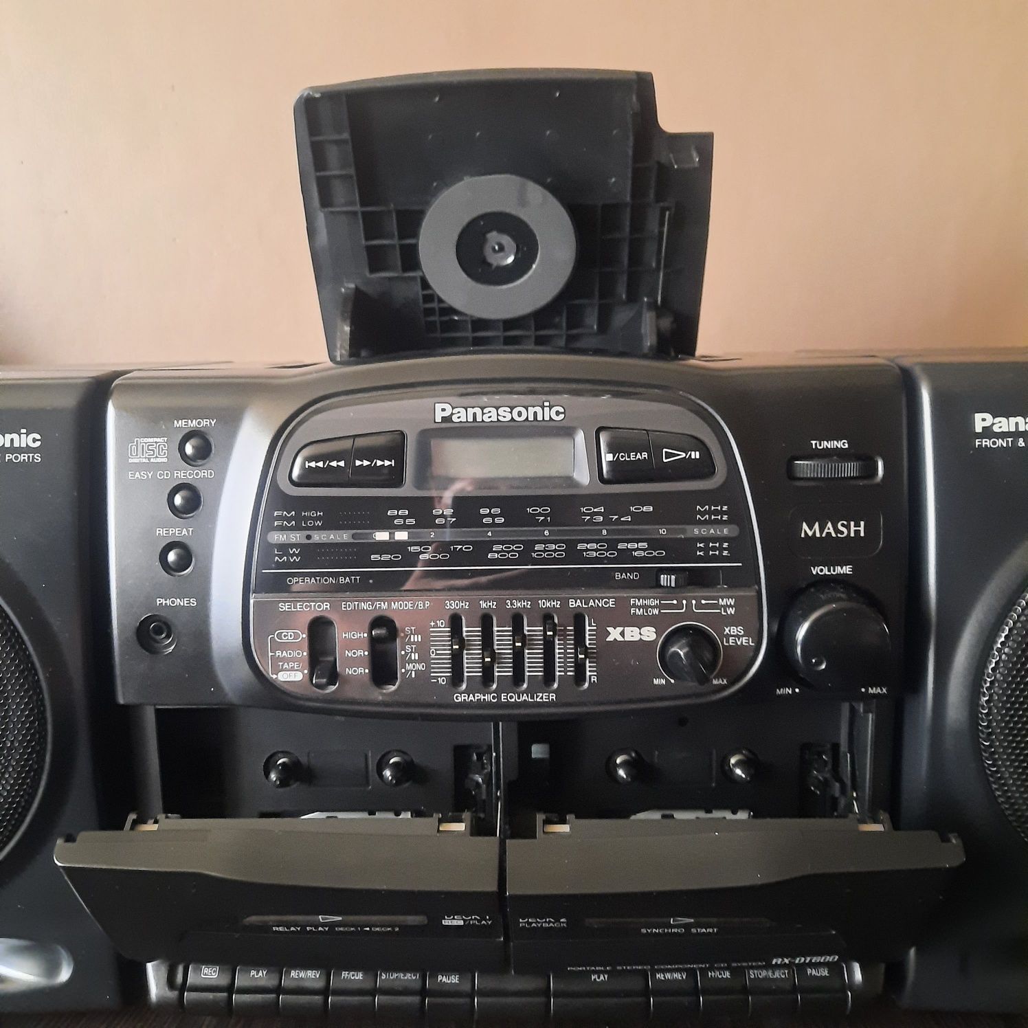 Panasonic radiomagnetofon cd