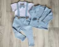 Komplet chłopiecy baby blue