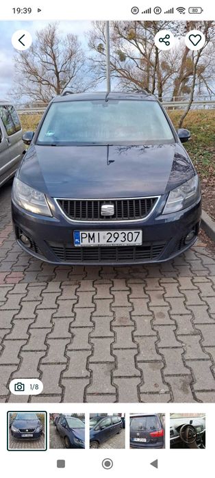 Seat Alhambra 2011 rok, dizel