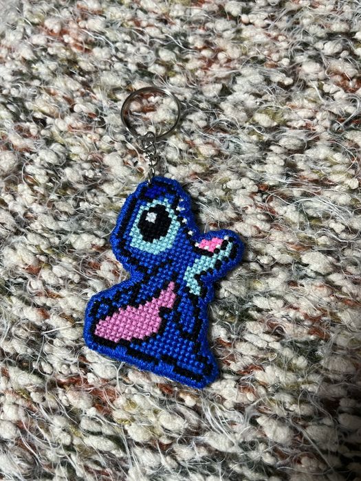 Двосторонній брелок Стіч ручна робота