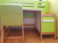 Zestaw biurko dziecięce Timoore Simple i krzesełko Simple UpMe