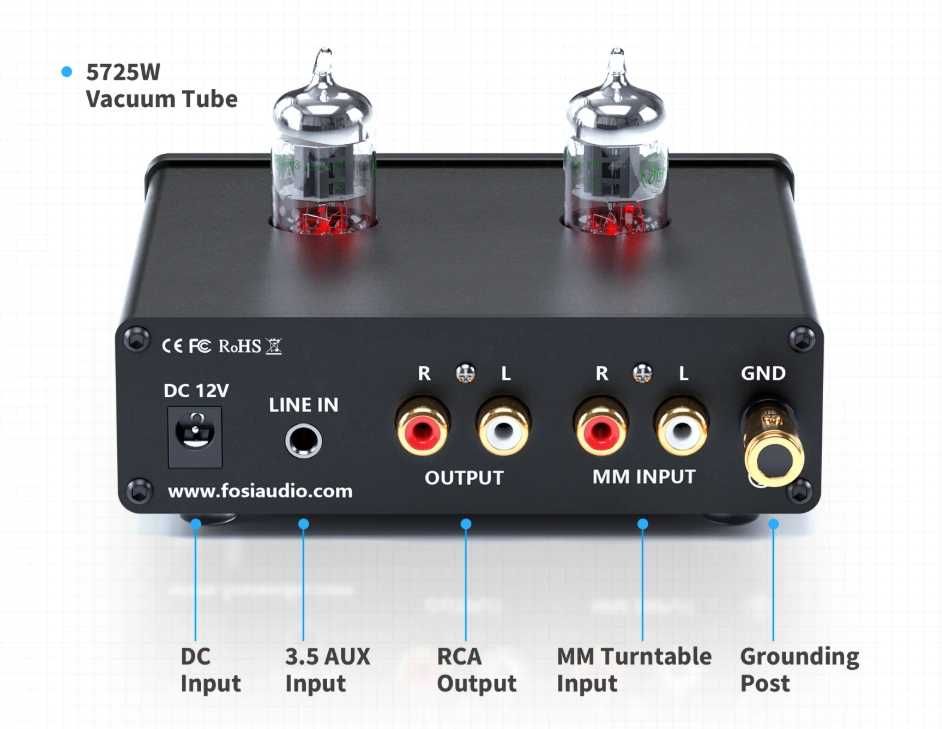 Przedwzmacniacz gramofonowy HiFi Fosi Audio