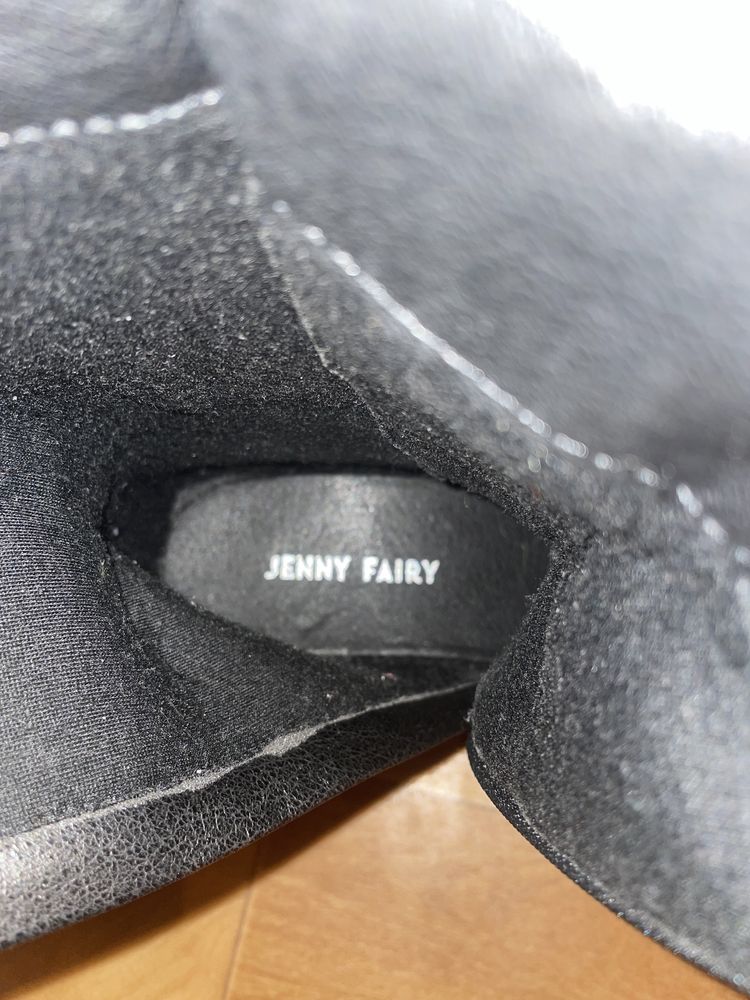 Сапоги кожаные на танкетке Jenny Fairy
