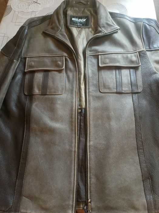 Куртка, натуральная кожа буйвола 3XL, хорошее состояние
