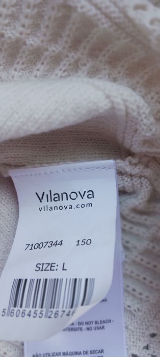 Camisola malha,cor bege, elegante e bonita,tam.38