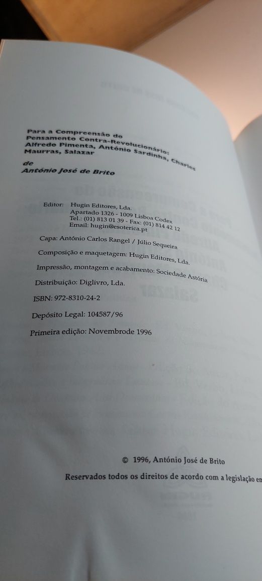 Para a Compreensão do Pensamento Contra-Revolucionário (Hugin)