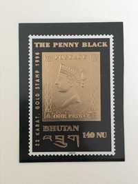 Złoty Znaczek czysty ** The Penny Black Butan/Bhutan 140 NU (1996 rok)