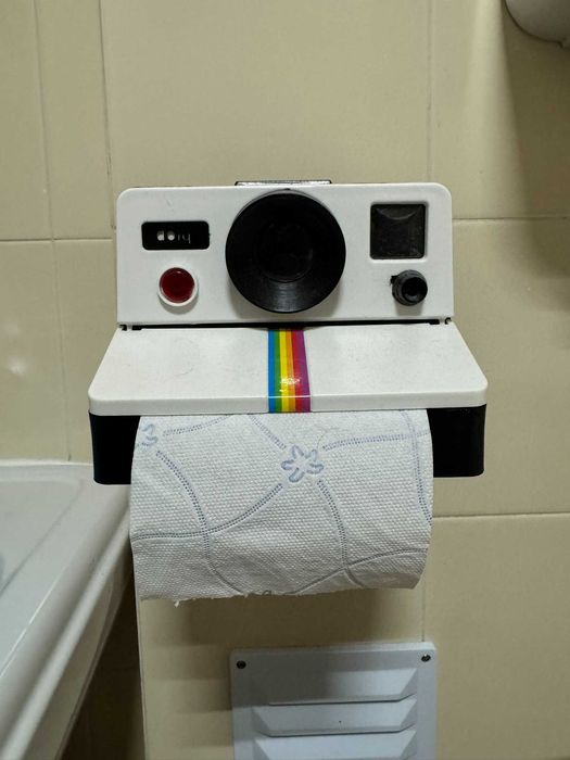 Suporte Papel Higiénico Polaroid