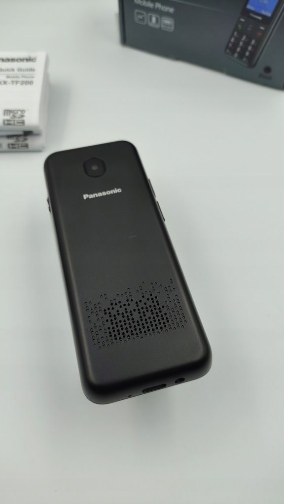 telefon komórkowy dla seniora Panasonic KX-TF200 komplet Polskie menu