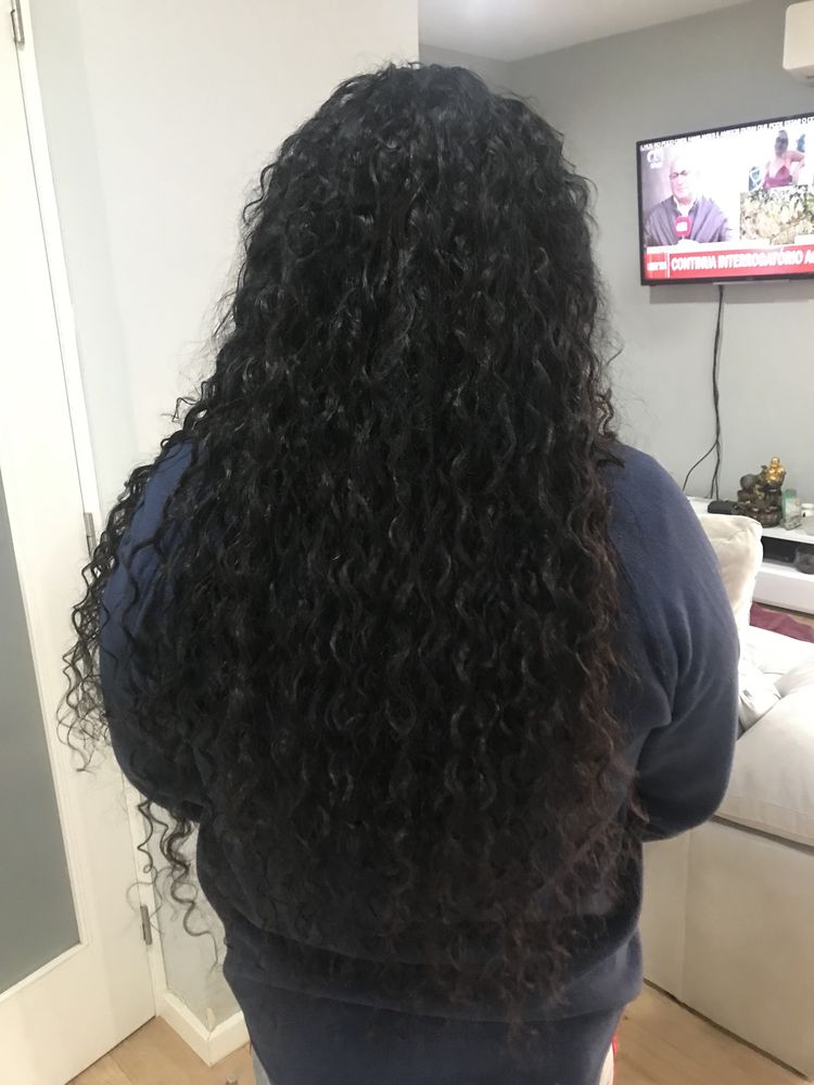 Vendo e aplico extensões de cabelo natural