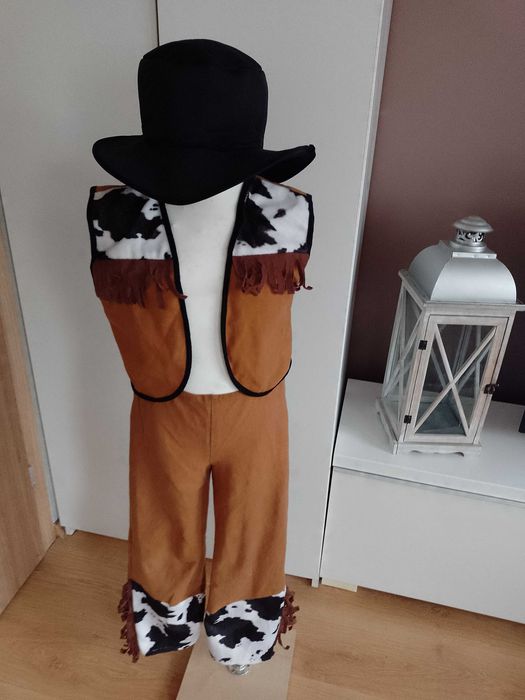 Strój karnawałowy KOWBOJ KOWBOJA kostium przebranie 134/140 11