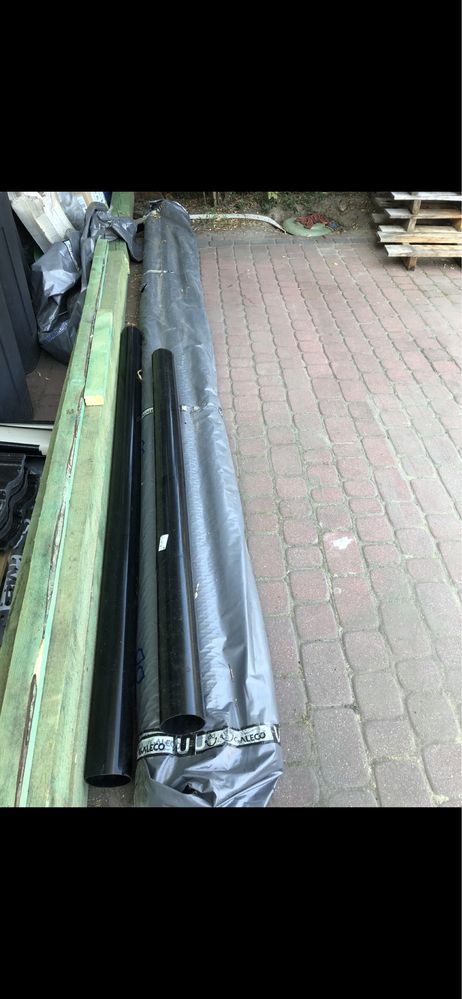 Galeco 100 rura spustowa PVC 100 mm dł. 4 m czarna nowa