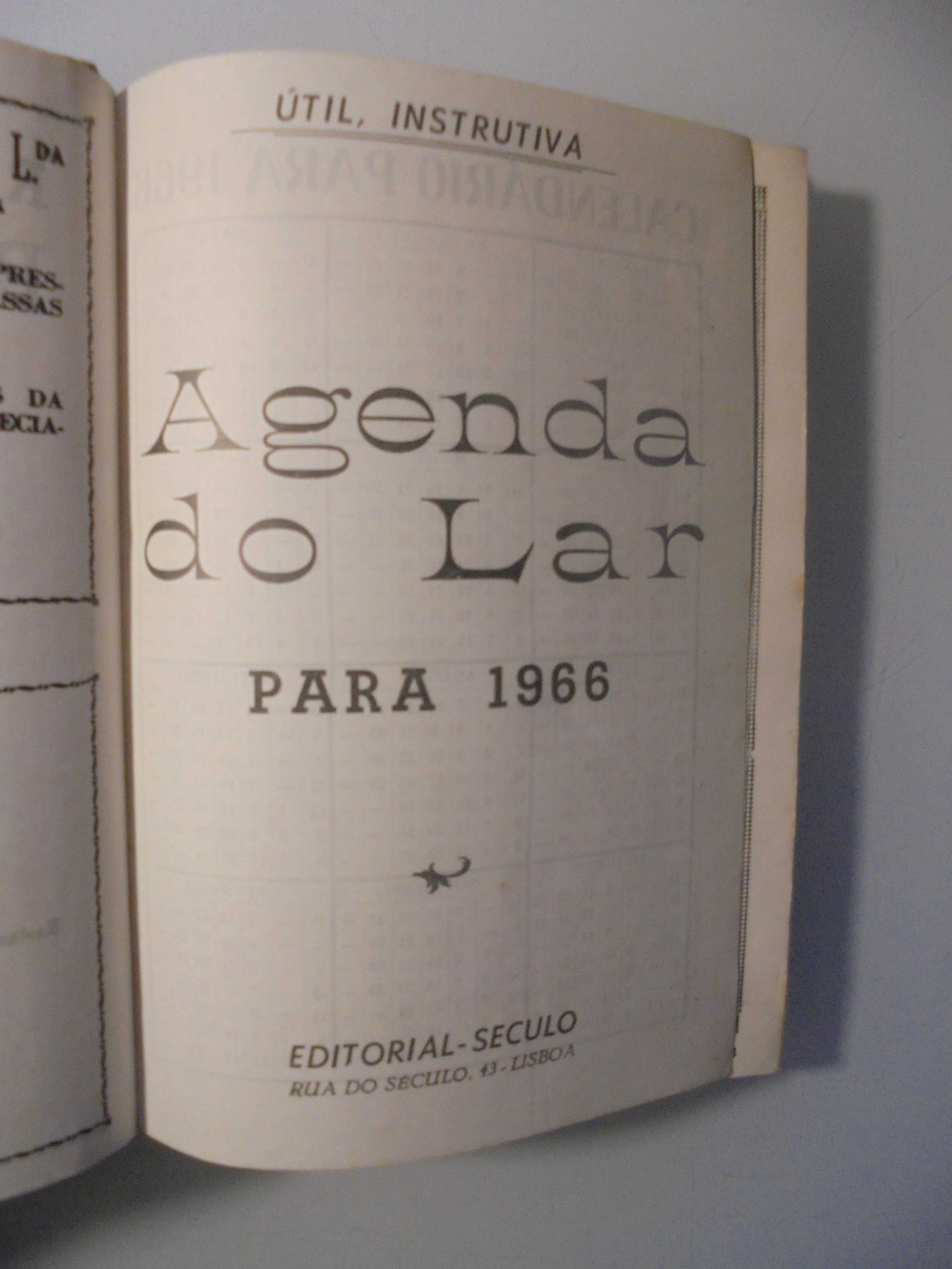 Agenda do lar,1956-Editorial o Século